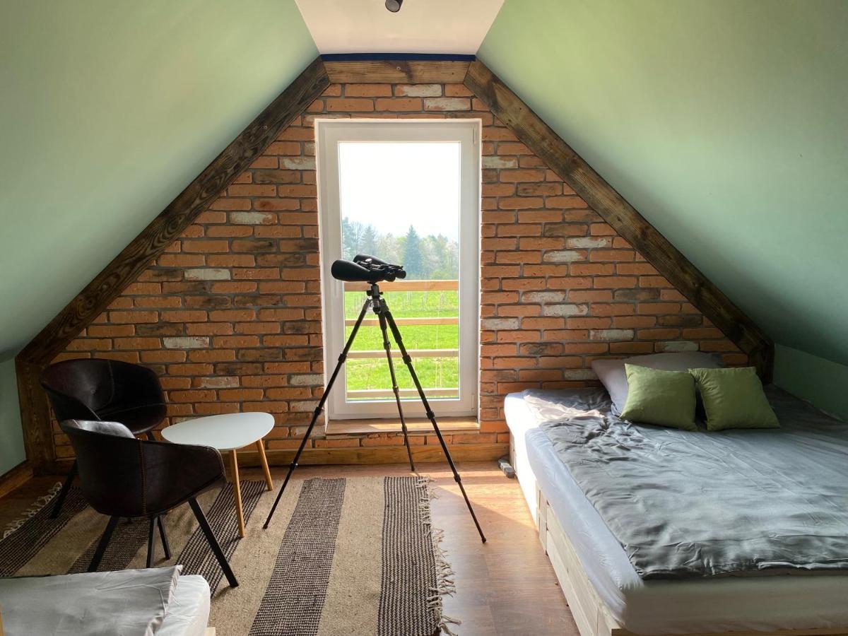 Domek Przy Debrzy Villa Poraz Exteriör bild