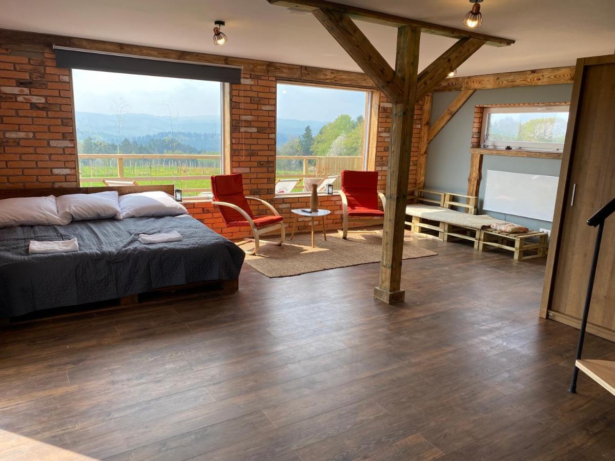 Domek Przy Debrzy Villa Poraz Exteriör bild